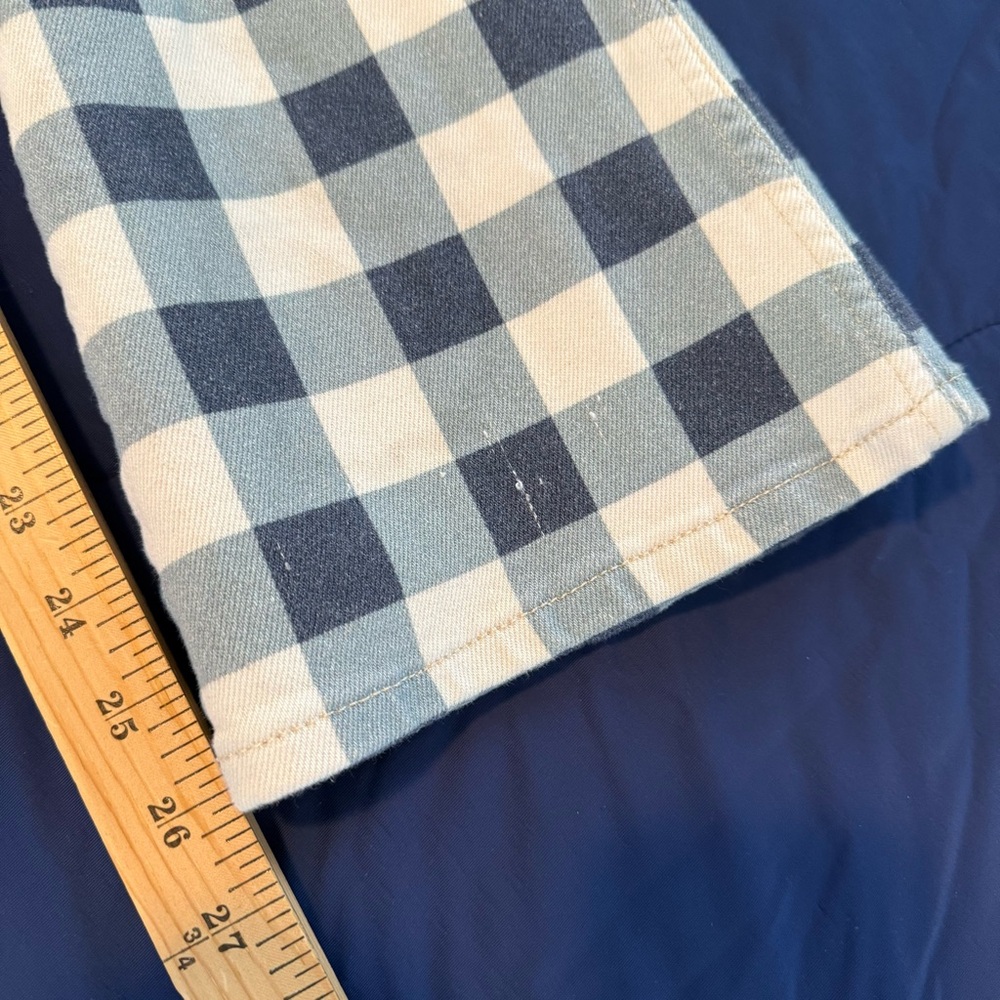 Wrangler Wrock 672 Gingham Cropped Jeans, Size 29, Great Condition! - Picture 12 of 15